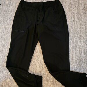 Heart Soul black scrub jogger pant
